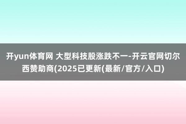 开yun体育网 大型科技股涨跌不一-开云官网切尔西赞助商(2025已更新(最新/官方/入口)