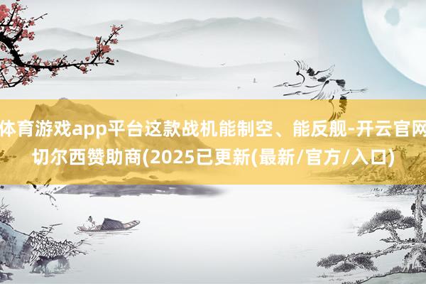 体育游戏app平台这款战机能制空、能反舰-开云官网切尔西赞助商(2025已更新(最新/官方/入口)