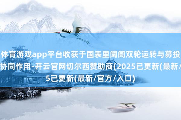 体育游戏app平台收获于国表里阛阓双轮运转与募投新产能开释协同作用-开云官网切尔西赞助商(2025已更新(最新/官方/入口)